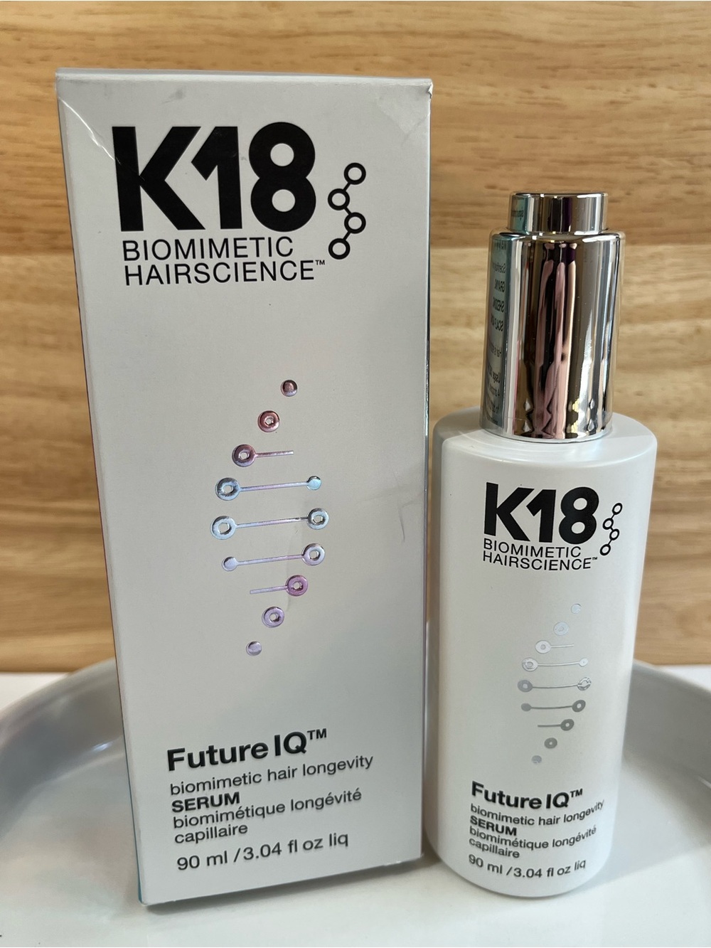 New In Box K18 FutureIQ Biomimetic Hair Longevity Serum